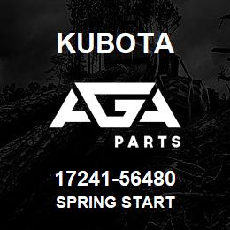 17241-56480 Kubota SPRING START | AGA Parts
