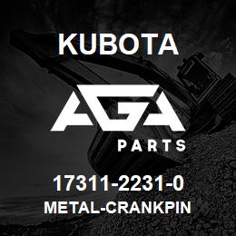 17311-2231-0 Kubota METAL-CRANKPIN | AGA Parts