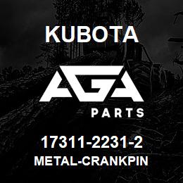 17311-2231-2 Kubota METAL-CRANKPIN | AGA Parts