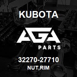 32270-27710 Kubota NUT,RIM | AGA Parts