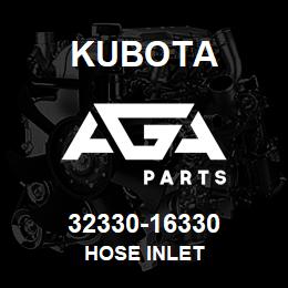 32330-16330 Kubota HOSE INLET | AGA Parts