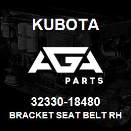 32330-18480 Kubota BRACKET SEAT BELT RH | AGA Parts