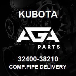 32400-38210 Kubota COMP.PIPE DELIVERY | AGA Parts