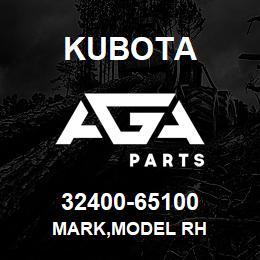 32400-65100 Kubota MARK,MODEL RH | AGA Parts