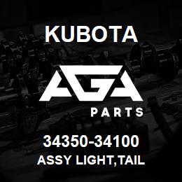 34350-34100 Kubota ASSY LIGHT,TAIL | AGA Parts