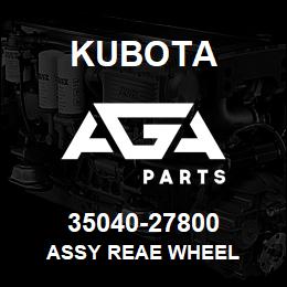 35040-27800 Kubota ASSY REAE WHEEL | AGA Parts