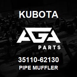 35110-62130 Kubota PIPE MUFFLER | AGA Parts