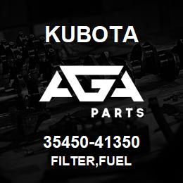 35450-41350 Kubota FILTER,FUEL | AGA Parts