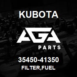 35450-41350 Kubota FILTER,FUEL | AGA Parts