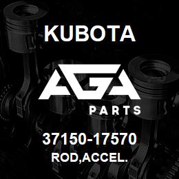 37150-17570 Kubota ROD,ACCEL. | AGA Parts