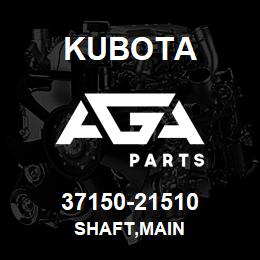 37150-21510 Kubota SHAFT,MAIN | AGA Parts