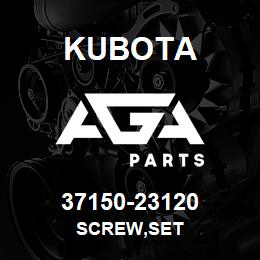 37150-23120 Kubota SCREW,SET | AGA Parts