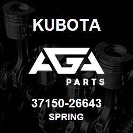 37150-26643 Kubota SPRING | AGA Parts