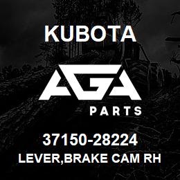 37150-28224 Kubota LEVER,BRAKE CAM RH | AGA Parts