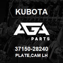 37150-28240 Kubota PLATE,CAM LH | AGA Parts