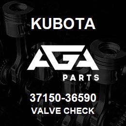 37150-36590 Kubota VALVE CHECK | AGA Parts