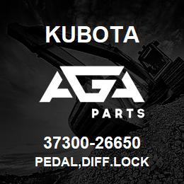 37300-26650 Kubota PEDAL,DIFF.LOCK | AGA Parts