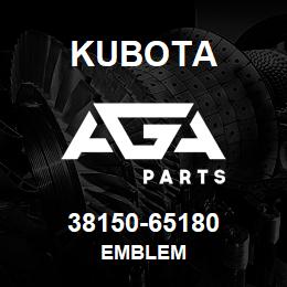 38150-65180 Kubota EMBLEM | AGA Parts