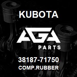 38187-71750 Kubota COMP.RUBBER | AGA Parts