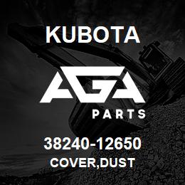 38240-12650 Kubota COVER,DUST | AGA Parts