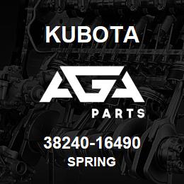 38240-16490 Kubota SPRING | AGA Parts
