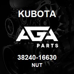 38240-16630 Kubota NUT | AGA Parts
