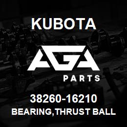 38260-16210 Kubota BEARING,THRUST BALL | AGA Parts