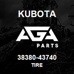 38380-43740 Kubota TIRE | AGA Parts
