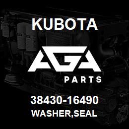 38430-16490 Kubota WASHER,SEAL | AGA Parts
