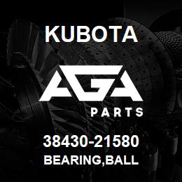 38430-21580 Kubota BEARING,BALL | AGA Parts