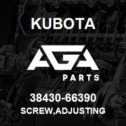 38430-66390 Kubota SCREW,ADJUSTING | AGA Parts
