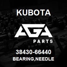 38430-66440 Kubota BEARING,NEEDLE | AGA Parts