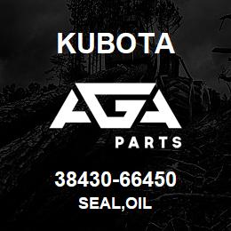 38430-66450 Kubota SEAL,OIL | AGA Parts