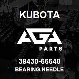 38430-66640 Kubota BEARING,NEEDLE | AGA Parts