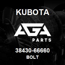 38430-66660 Kubota BOLT | AGA Parts
