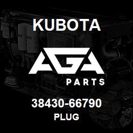 38430-66790 Kubota PLUG | AGA Parts