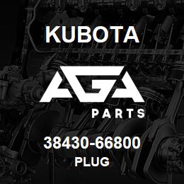 38430-66800 Kubota PLUG | AGA Parts