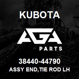 38440-44790 Kubota ASSY END,TIE ROD LH | AGA Parts