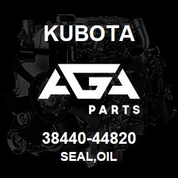 38440-44820 Kubota SEAL,OIL | AGA Parts