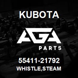 55411-21792 Kubota WHISTLE,STEAM | AGA Parts