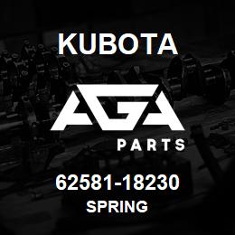 62581-18230 Kubota SPRING | AGA Parts