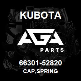 66301-52820 Kubota CAP,SPRING | AGA Parts