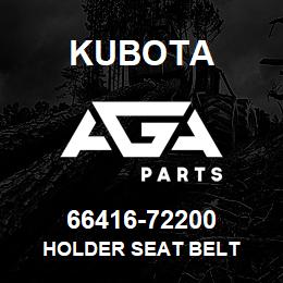 66416-72200 Kubota HOLDER SEAT BELT | AGA Parts