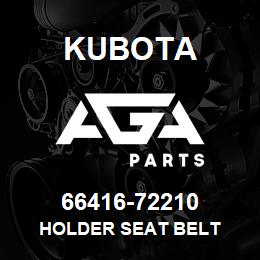 66416-72210 Kubota HOLDER SEAT BELT | AGA Parts