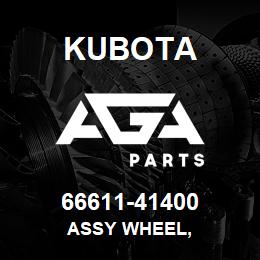 66611-41400 Kubota ASSY WHEEL, | AGA Parts