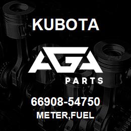 66908-54750 Kubota METER,FUEL | AGA Parts