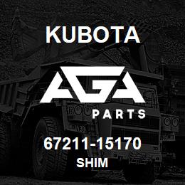 67211-15170 Kubota SHIM | AGA Parts