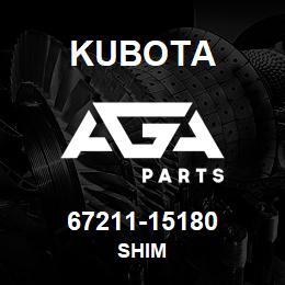 67211-15180 Kubota SHIM | AGA Parts
