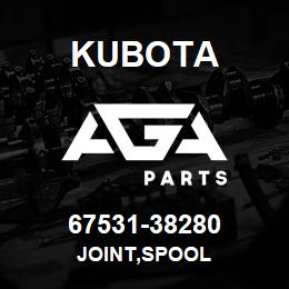 67531-38280 Kubota JOINT,SPOOL | AGA Parts
