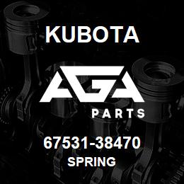 67531-38470 Kubota SPRING | AGA Parts